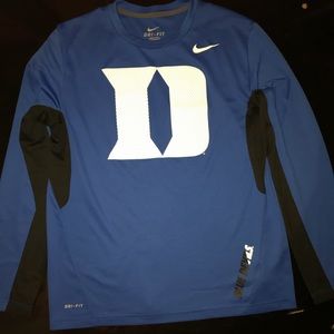Duke athletic compression shirt